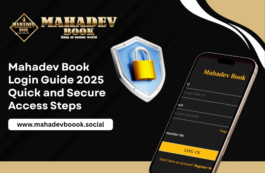 Mahadev Book Login Guide showing secure access steps for 2025 users
